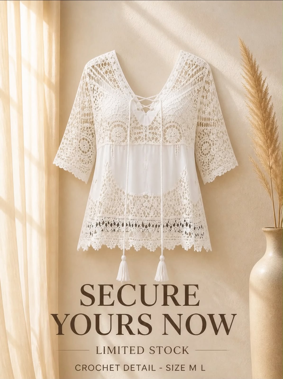 Crochet Detail Top