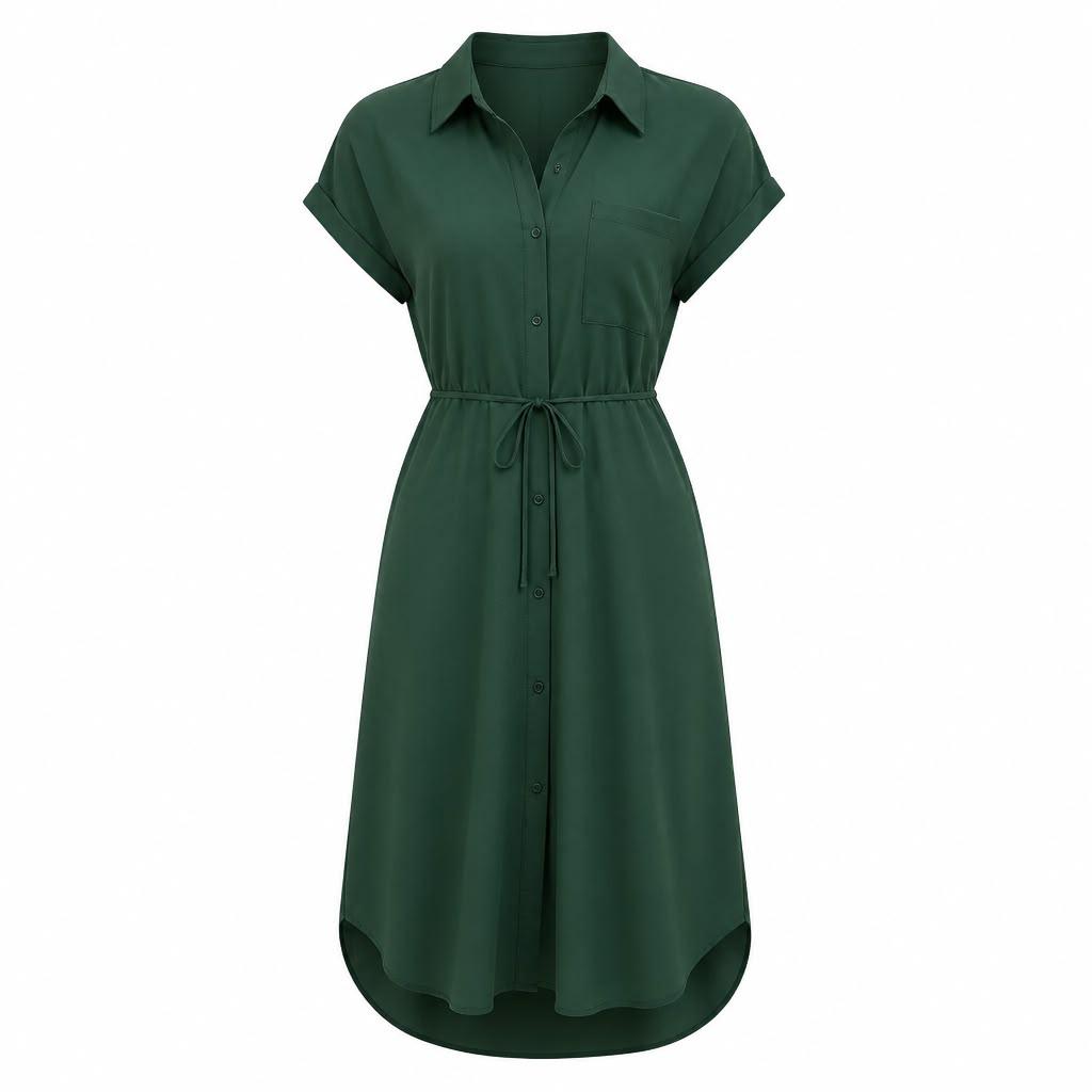Chic Airflow Shirt Dress