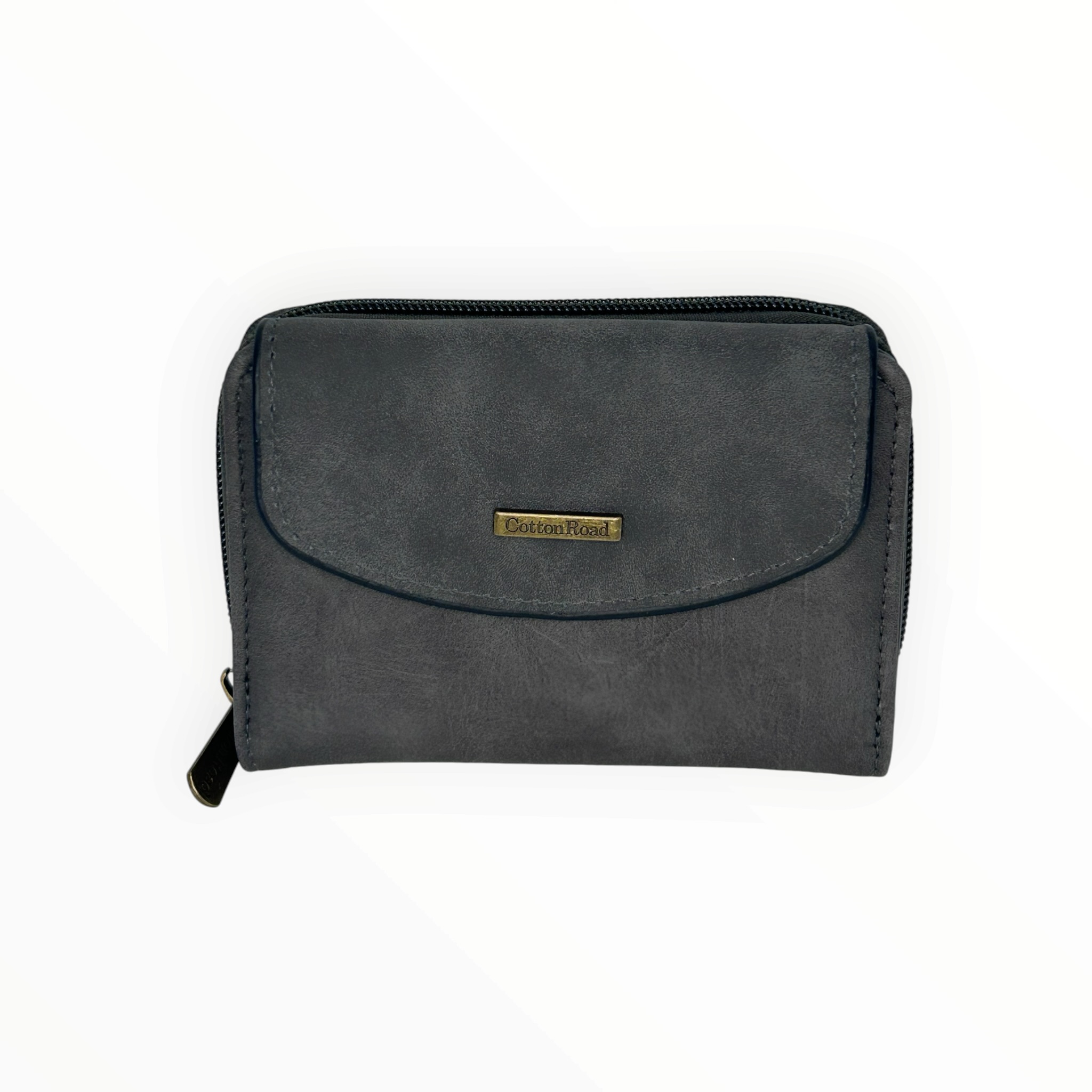 Cotton Road - Midi Compact wallet - Grey — Grey
