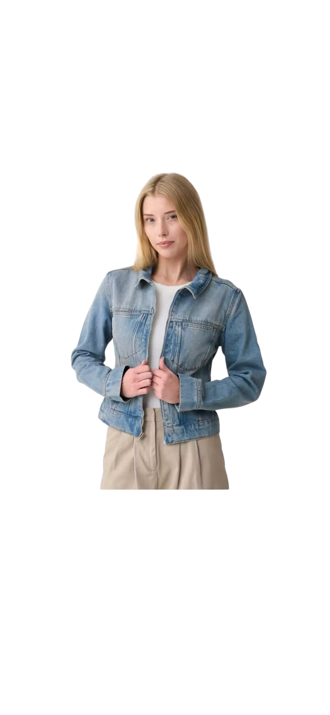 Primark Petite Denim Jacket — Light Wash