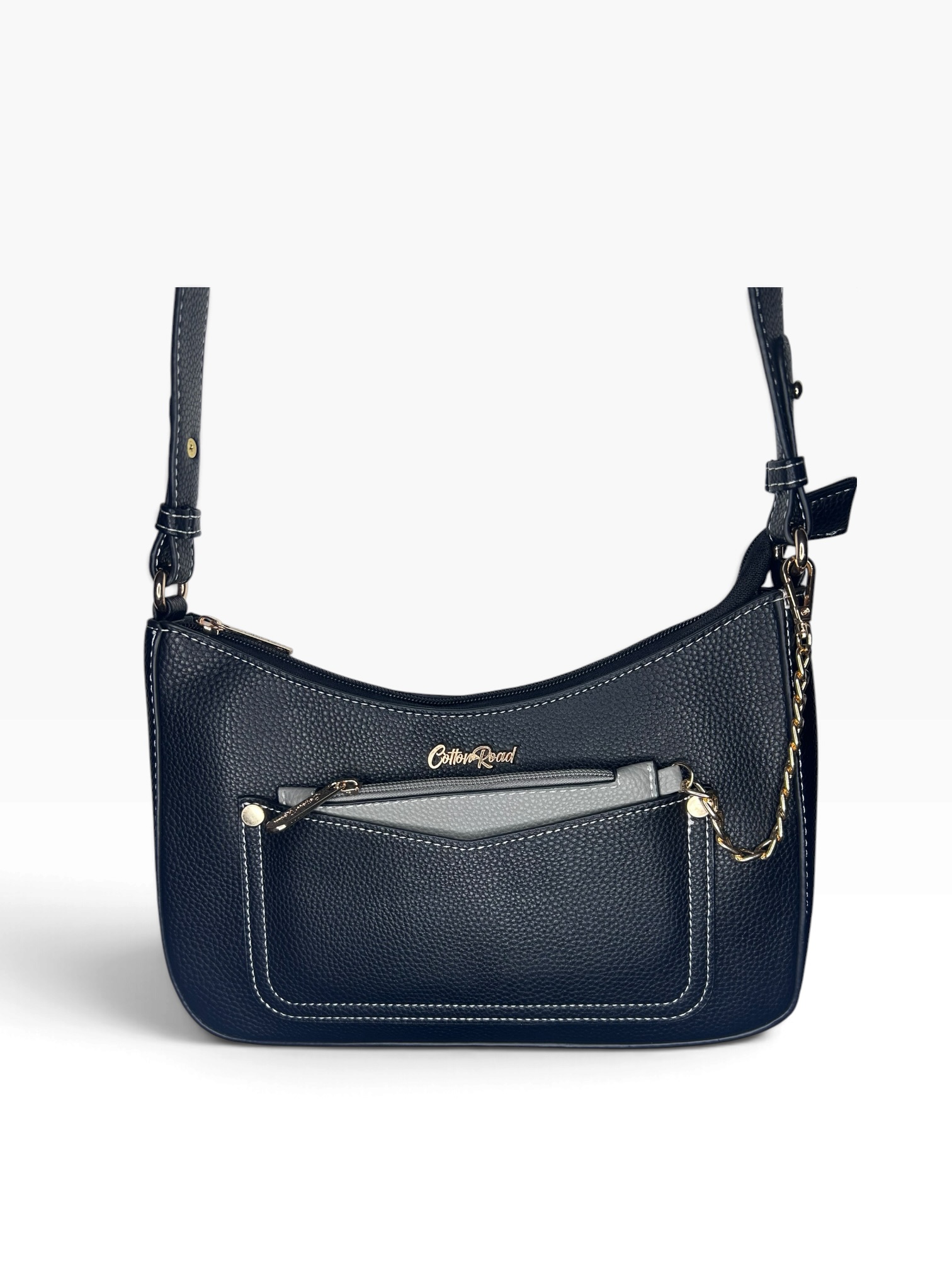 Cotton Road - Hobo Sling Bag - Black — Black